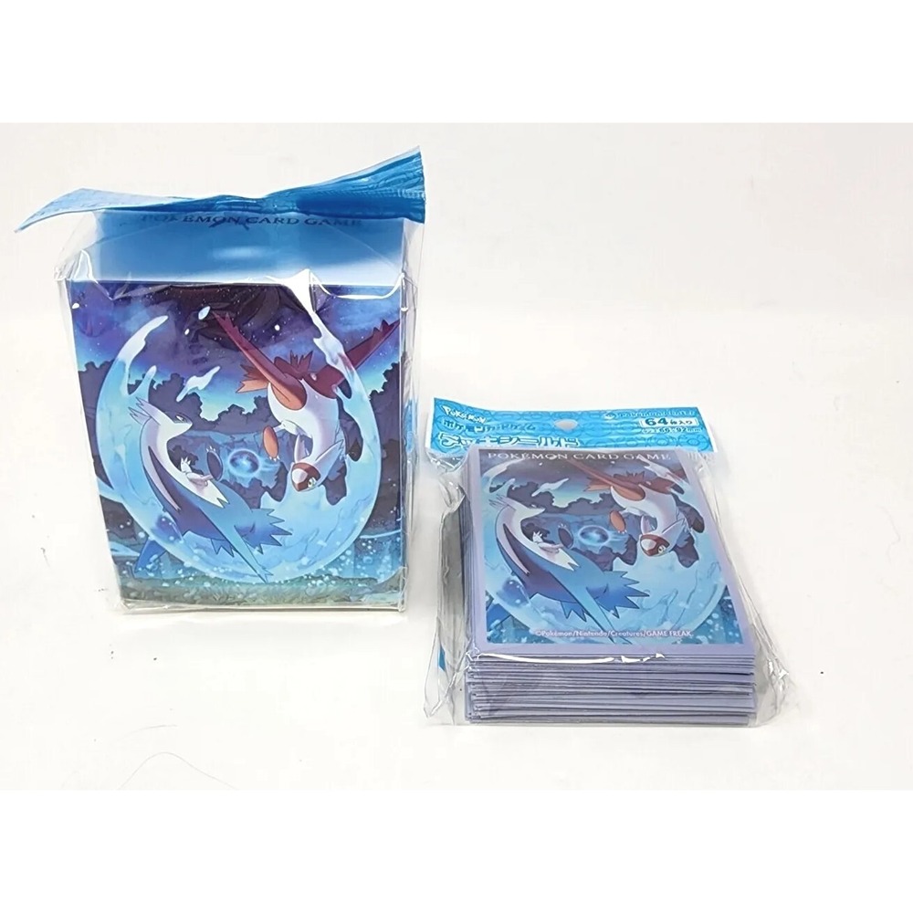 Pokemon Incandescent Arcana Latios and Latias bundle: card sleeves & Deck Box